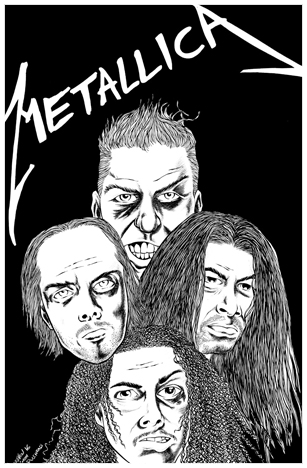 Metallica Comic Book Cover